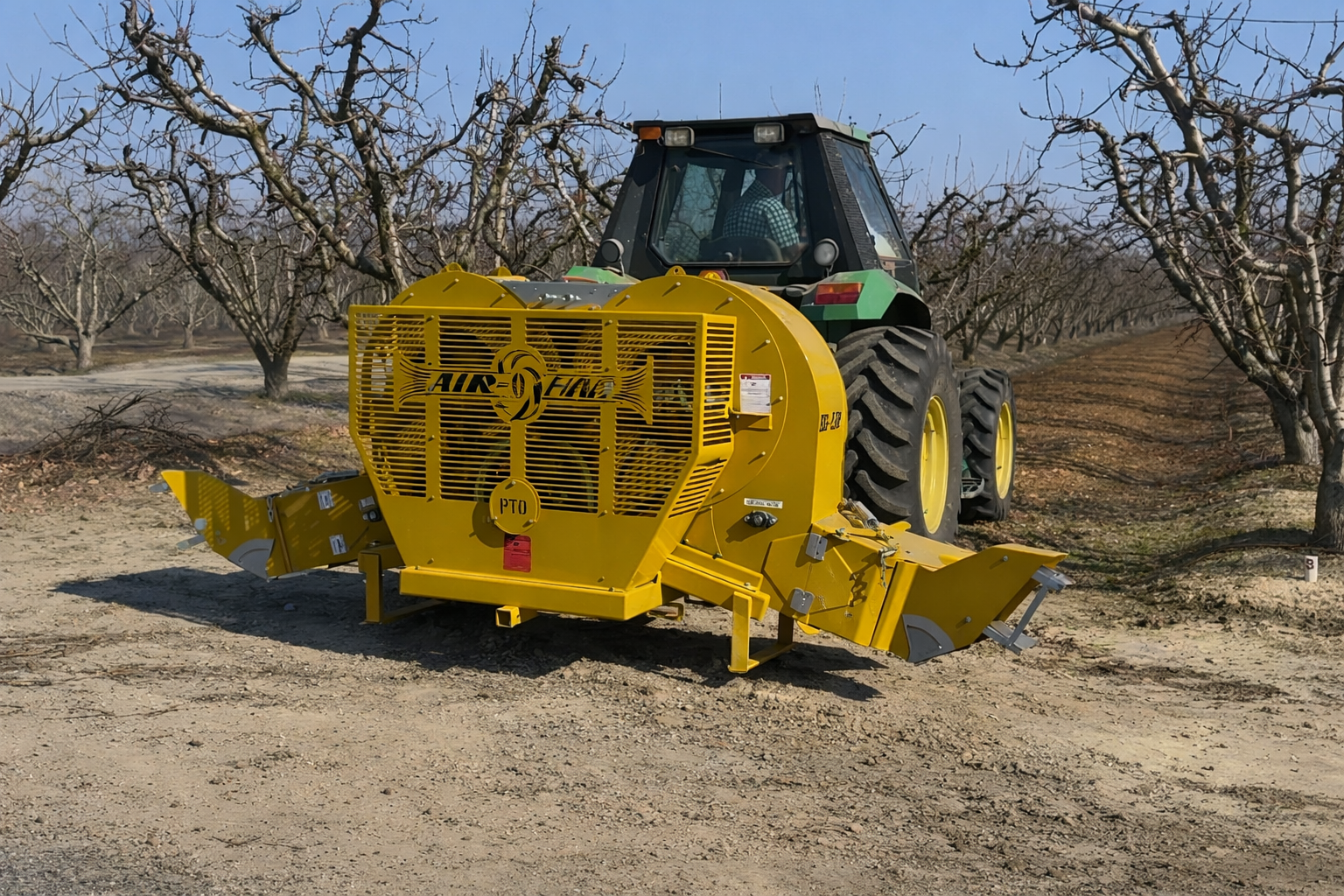 Air-O-Fan specialty agricultural equipment — dusters, herbicide sprayers, berm blowers, field rakes